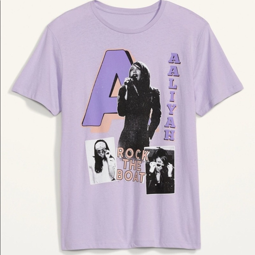 Aaliyah Rock The Boat Graphic Tee “Gender Neutral”